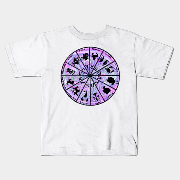 Zodiac Thriller Kids T-Shirt by MamaODea